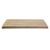 Top tavolo resina per esterno naturale quadro cm80x80h3