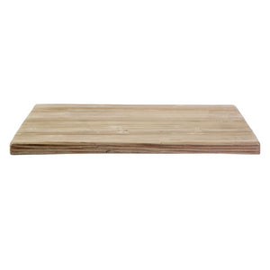 Top tavolo resina per esterno naturale quadro cm80x80h3