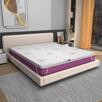 Topper Poly Foam Sfoderabile 180x200 Alto 5 cm – Correttore per Materasso, con Rivestimento Aloe Vera, Traspirante e Ortopedico – Made in Italy – Coprimaterasso con 4 Angoli Elastici