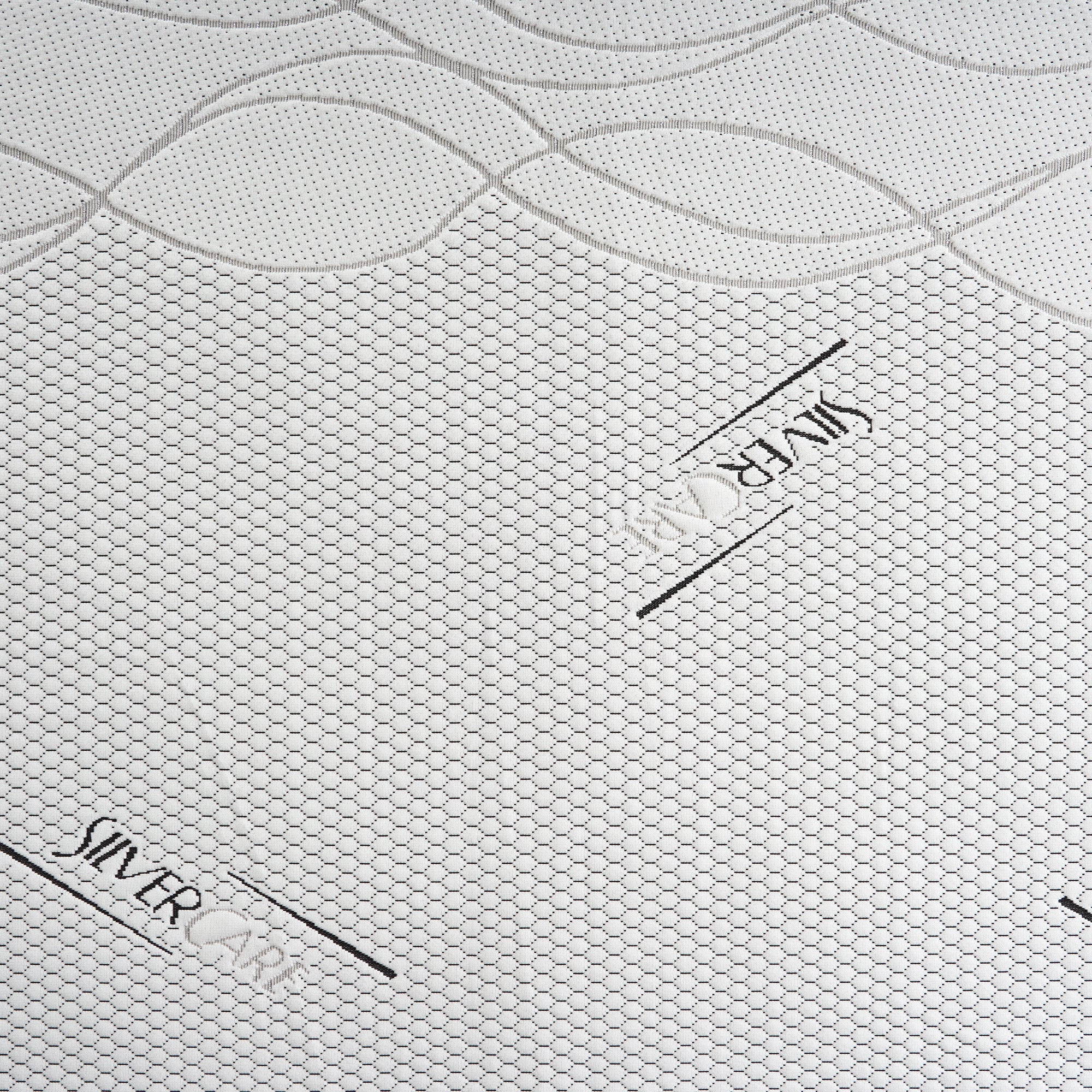 Topper Singolo 80x200 in memory foam 5 cm con rivestimento Silver Fresh completamente sfoderabile