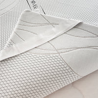 Topper Piazza e Mezza 120x200 in memory foam 5 cm con rivestimento Silver Fresh completamente sfoderabile