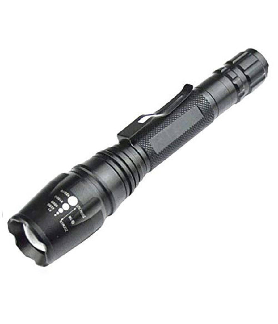 Torcia 100000 Lumen Tattica / Militare Sos Led T6 Ricaricabile Zoom 8668-t6         