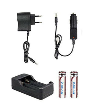 Torcia 100000 Lumen Tattica / Militare Sos Led T6 Ricaricabile Zoom 8668-t6         