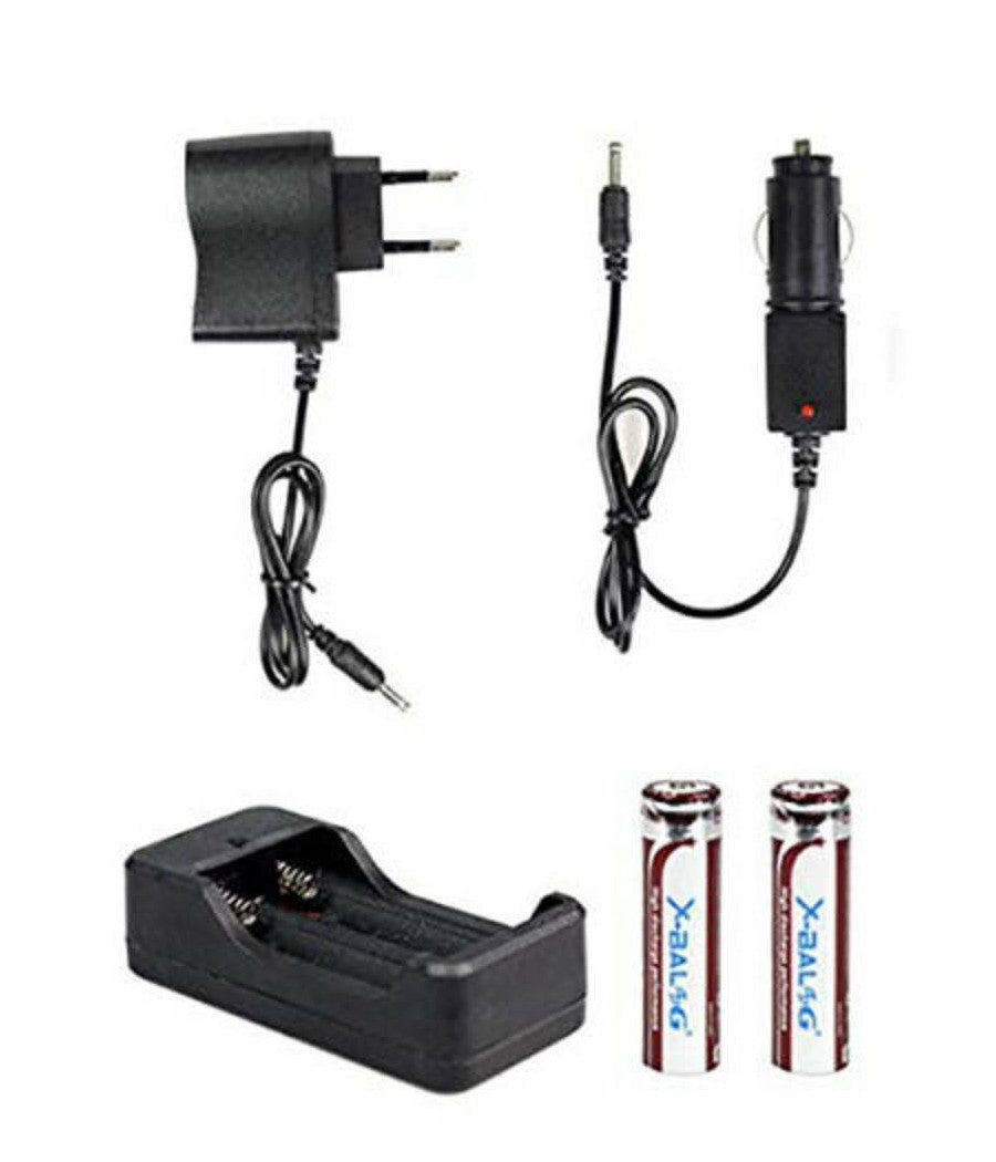 Torcia 100000 Lumen Tattica / Militare Sos Led T6 Ricaricabile Zoom 8668-t6         