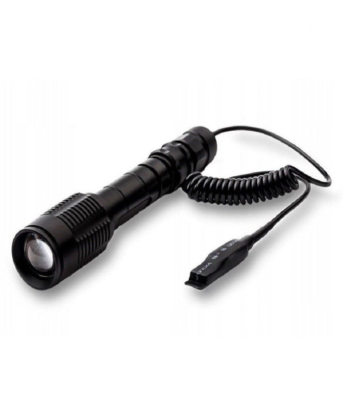 Torcia 50000 Lumen Tattica/militare Per Fucile Led T6 Ricaricabile Zoom Bl-q2804         