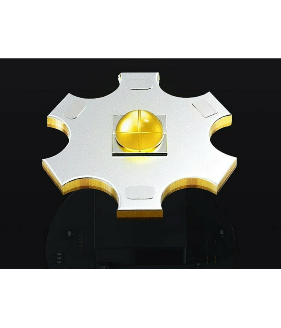 Torcia A Led Potente Professionale 3500lmn Fino A 500mt Ricaricabile Usb Ip65         