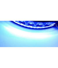 Trade Shop - Torcia Da Testa Frontale Sensore Movimento 68 Led Luce Bianca Rossa Blu -