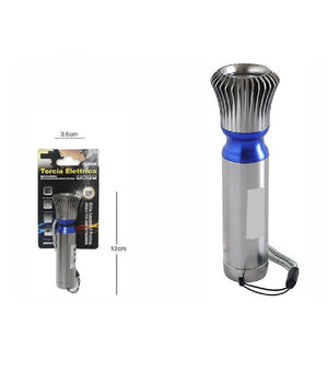 Torcia Elettrica Ultra Luminosa Luce 1led Impermeabile Campeggi Jd051 12cm 63364         