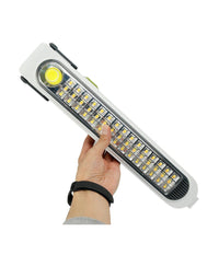 Torcia Lampada Di Emergenza Con Pannello Solare 45led Luce Bianca Ricaricabile         