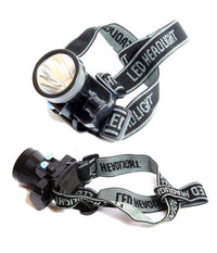 Torcia Lampada Frontale A Led Ricaricabile Antipioggia Pesca Caccia Ciclismo         