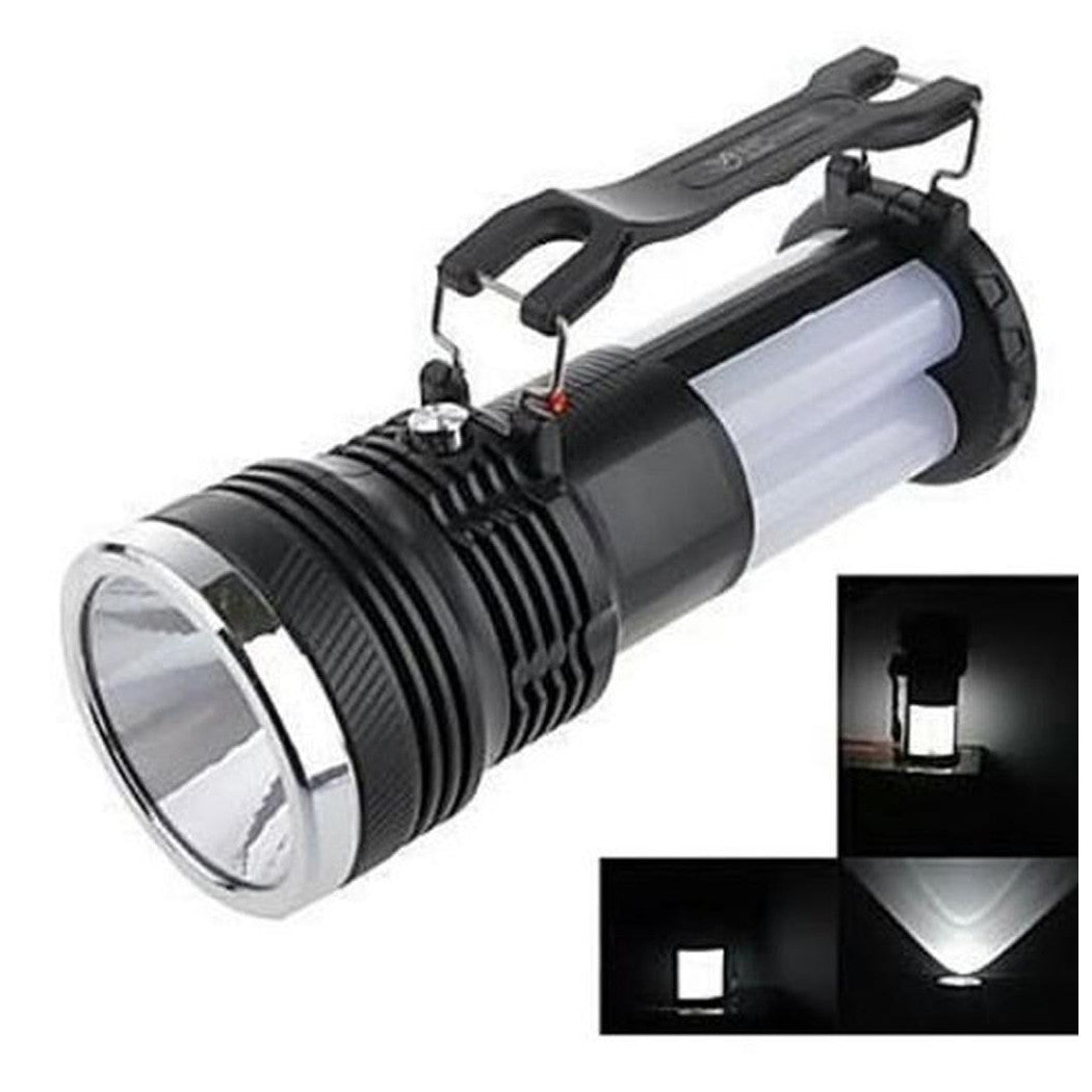 Trade Shop - Torcia Lampada Lanterna A Led Smd Ricaricabile Energia Pannello Solare Yj-2881t -