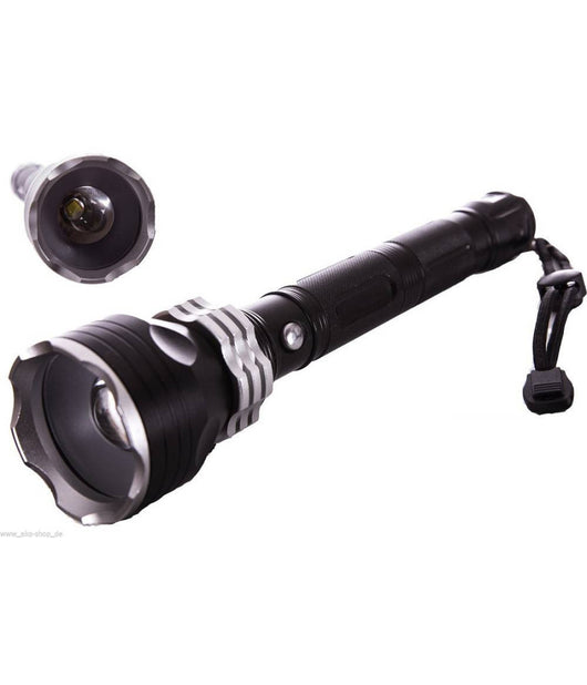 Torcia Lampada Led Cree T6 Ricaricabile 2000 Lumen 80000 W Con Prolunga Bl-1899         