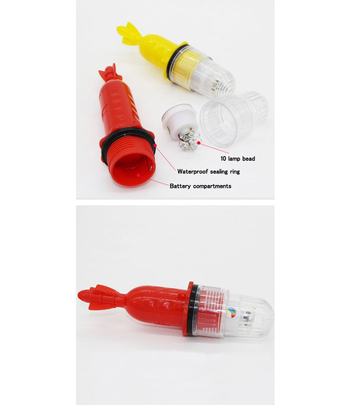 Torcia Lampada Luce Led Emergenza Per Barche Mare Galleggiante Segnalazione         