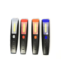 Torcia Lampada Portatile Led Strip Cob + 2 Led Doppia Calamita Estensibile 30 Cm         