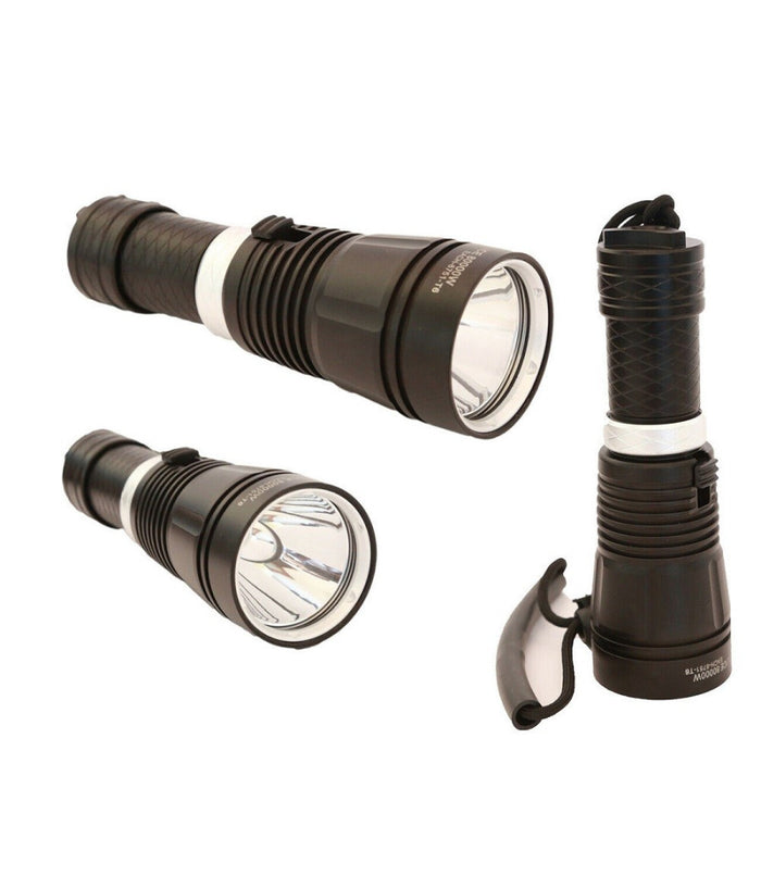 Torcia Lampada Subacquea Led Cree T6 Ricaricabile Tattica Immersione Bl-8751         