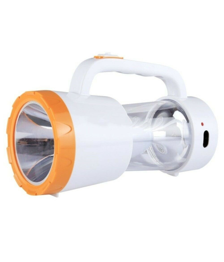 Torcia Lanterna Lampada Ricaricabile Led 250lm Con Pannello Solare Usb Dd-161016         