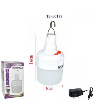 Torcia Lanterna Portatile Led Da Campeggio Gancio Luce Bianca Emergenza Te-b0177         