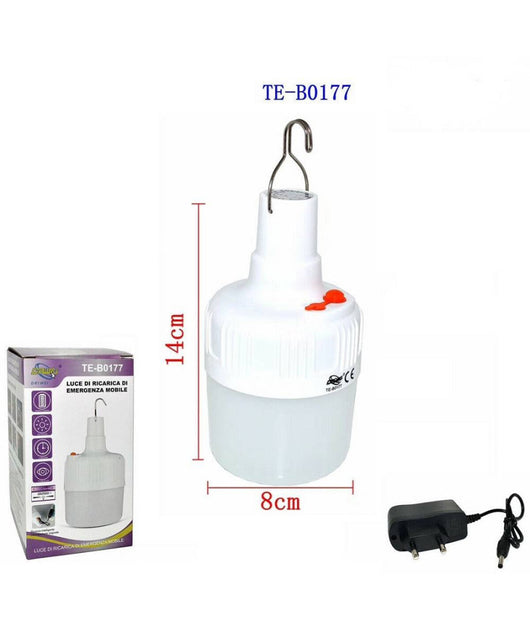 Torcia Lanterna Portatile Led Da Campeggio Gancio Luce Bianca Emergenza Te-b0177         