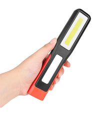 Torcia Lavoro Cob A Led Lanterna Ricarica Usb Gancio Magnetica Auto Campeggio         