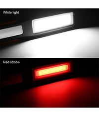 Torcia Lavoro Cob A Led Lanterna Ricarica Usb Gancio Magnetica Auto Campeggio         