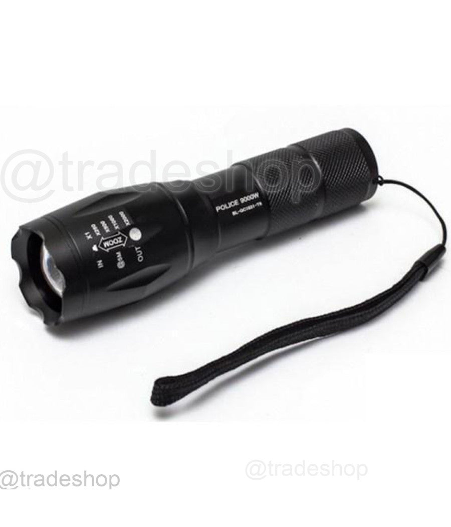 Torcia Led A Luce Bianca Solida 80000 W Ricaricabile Waterproof Supporto Bici         