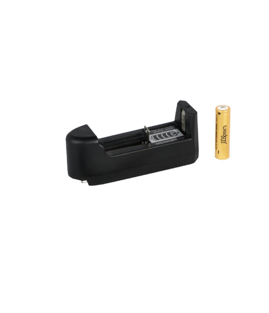 Torcia Led Cree Q5 Ricaricabile Per Casa Campeggio Escursioni Con Gancio Dt-2121         