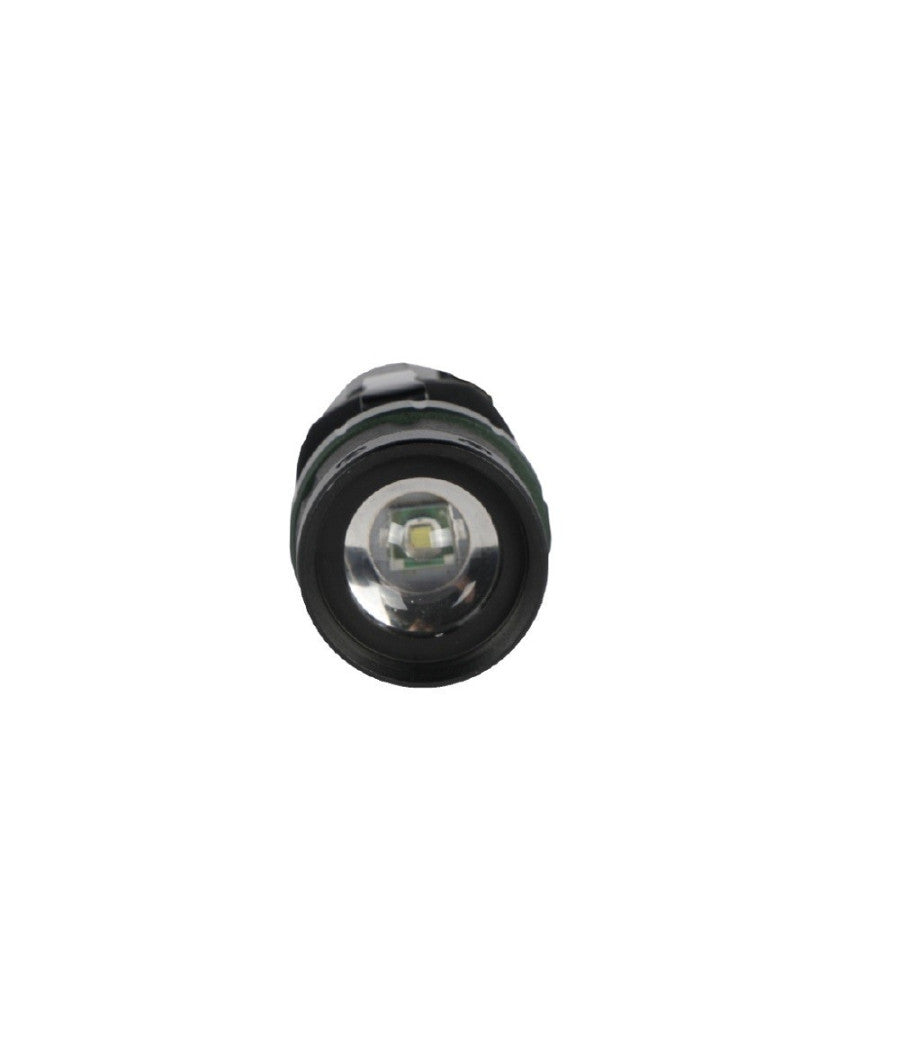 Torcia Led Cree Q5 Ricaricabile Per Casa Campeggio Escursioni Con Gancio Dt-2121         
