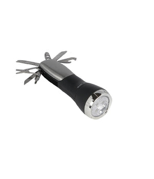 Torcia Led Cree T6 5 Led Ricaricabile Con Coltellino Svizzero Campeggio Dt-2104         