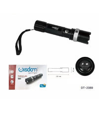 Torcia Led Cree T6 Ricaricabile Usb Auto Luminosita Regolabile Resistente Dt-2089         
