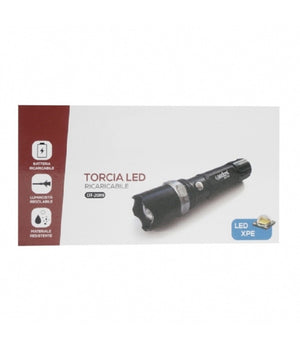 Torcia Led Cree T6 Ricaricabile Usb Auto Luminosita Regolabile Resistente Dt-2089         