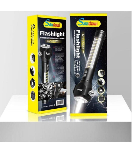 Torcia Led Flashlight Accessorio Casa Esterni Emergenza Multifunzione Q-led55         