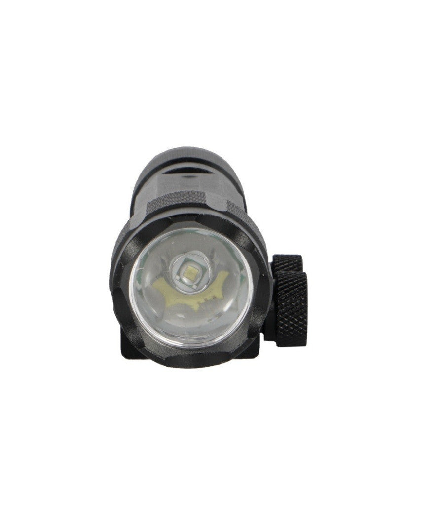 Torcia Led Ricaricabile Cree T6 Regolabile Militare Con Mirino Per Fucile Dt2006         