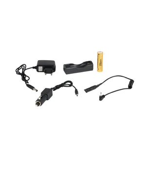 Torcia Led Ricaricabile Cree T6 Regolabile Militare Con Mirino Per Fucile Dt2006         