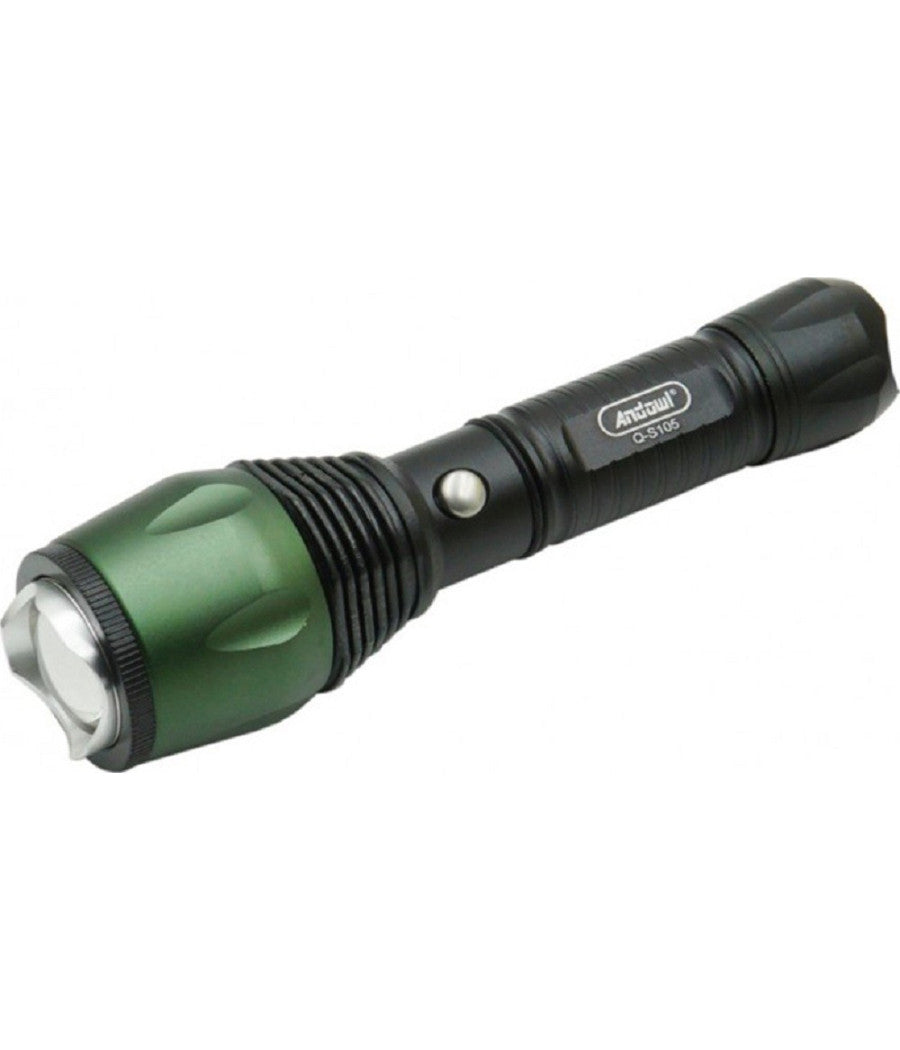 Torcia Led Ultra Luminosa Ricaricabile Usb Impermeabile Ipx6 Escursioni Q-5105         