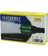 Torcia Led Ultra Luminosa Ricaricabile Usb Impermeabile Ipx6 Escursioni Q-5105         