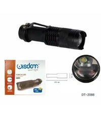 Torcia Led Xpe Ricaricabile Luce Regolabile Ip20 Per Campeggi Escursioni Dt-2088         