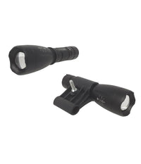 Torcia Led A Batteria Ricaricabile Con Slitta Per Softair Controllo Remoto Q1891         