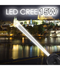 Torcia Ricaricabile Ultra Potente Di Puntamento Con Led 15w Cree T6 Fino A 1km         