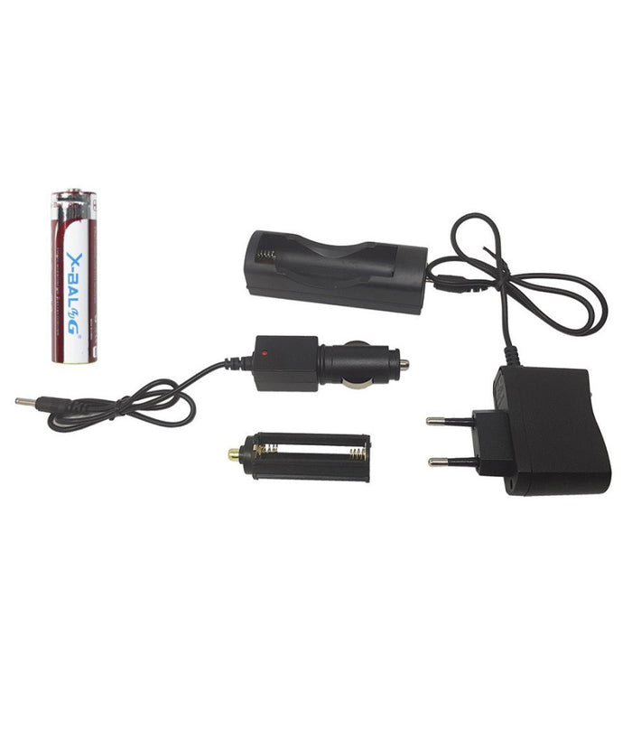 Torcia Subacquea A Led Ricaricabile In Alluminio Con Batteria Da 8800 Mah         