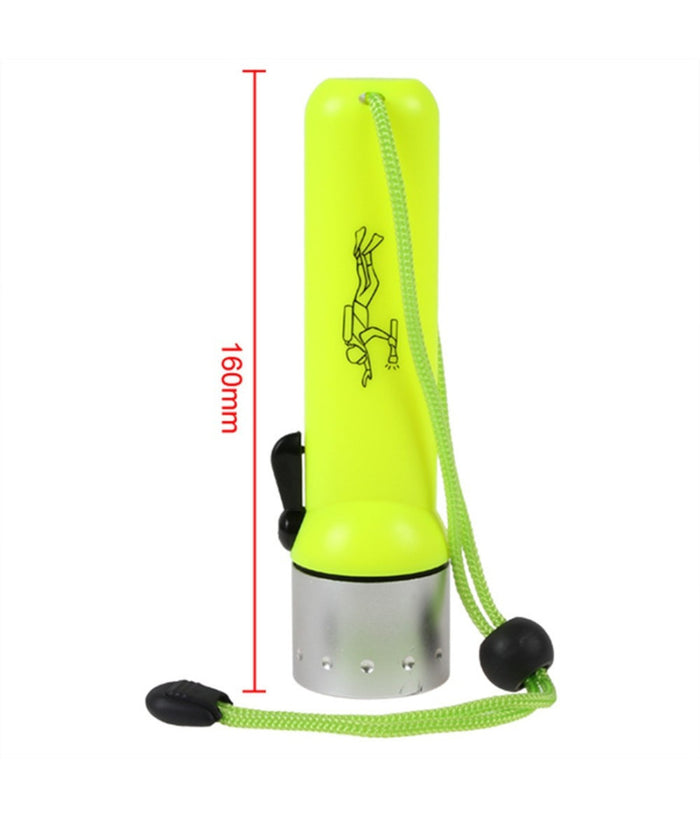 Torcia Subacquea Impermeabile Led 180 Lumen Cree 40 Metri Q3 Sub Luce Lampada 3w         