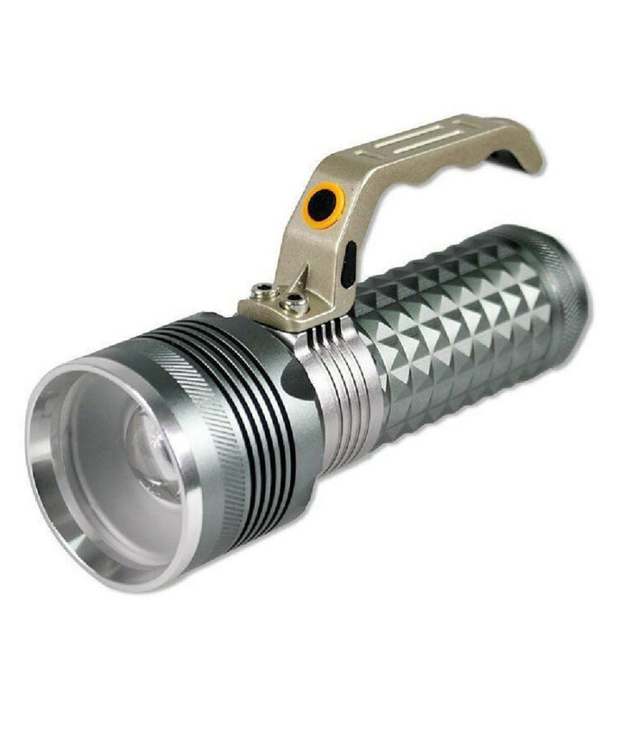 Torcia Tattica 1 Led Cree Con Zoom Ricaricabile Emergenza A Batterie 1820         