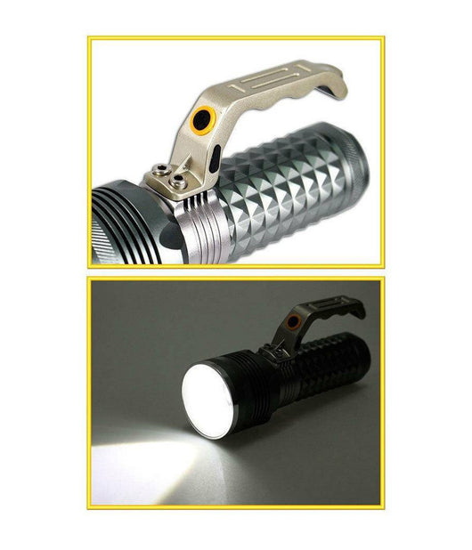 Torcia Tattica 1 Led Cree Con Zoom Ricaricabile Emergenza A Batterie 1820         