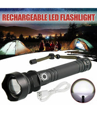 Torcia Tattica/militare Led Cree T6 Ricaricabile Zoom Doppia Batteria A89-p70         