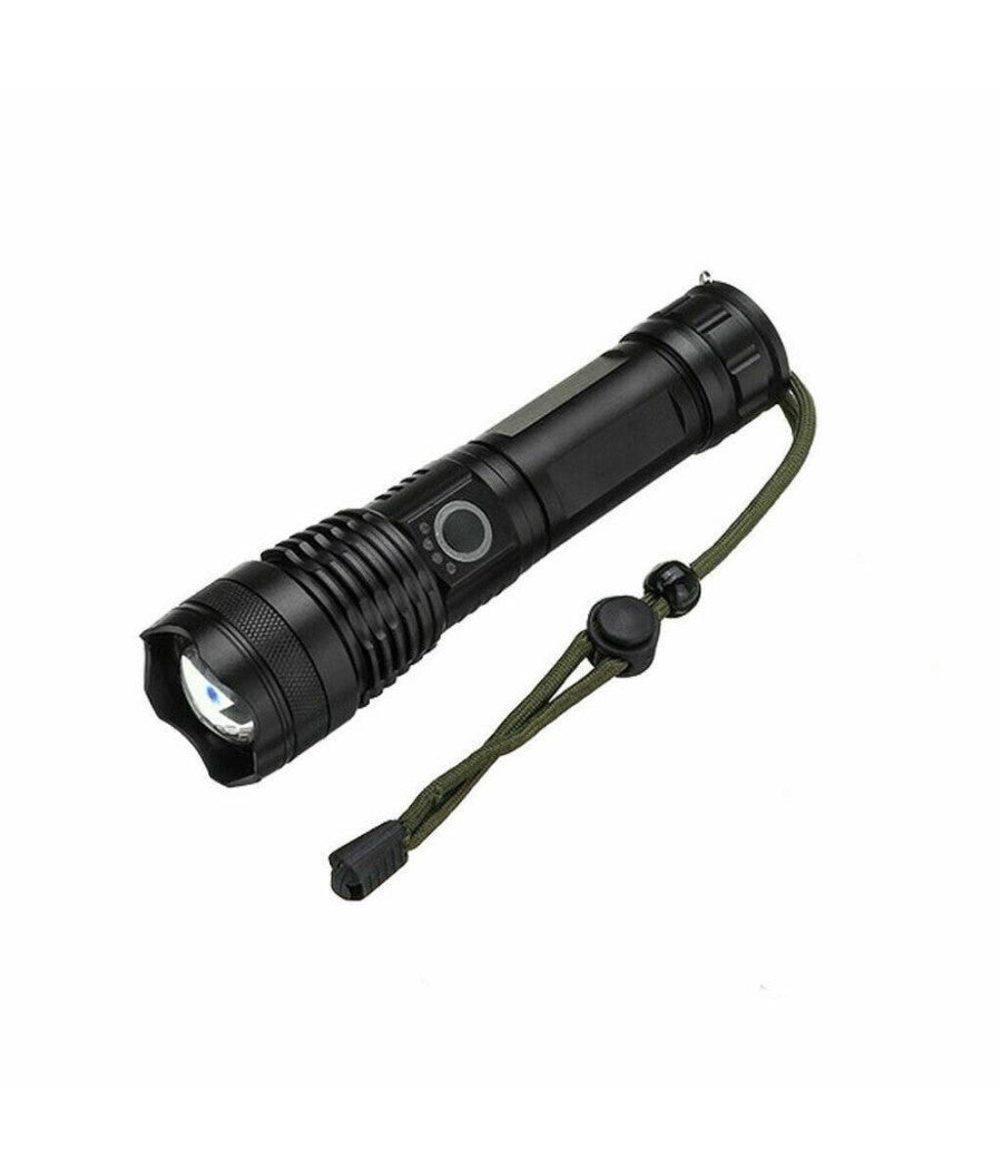 Torcia Tattica/militare Led Cree T6 Ricaricabile Zoom Doppia Batteria A90-p50         
