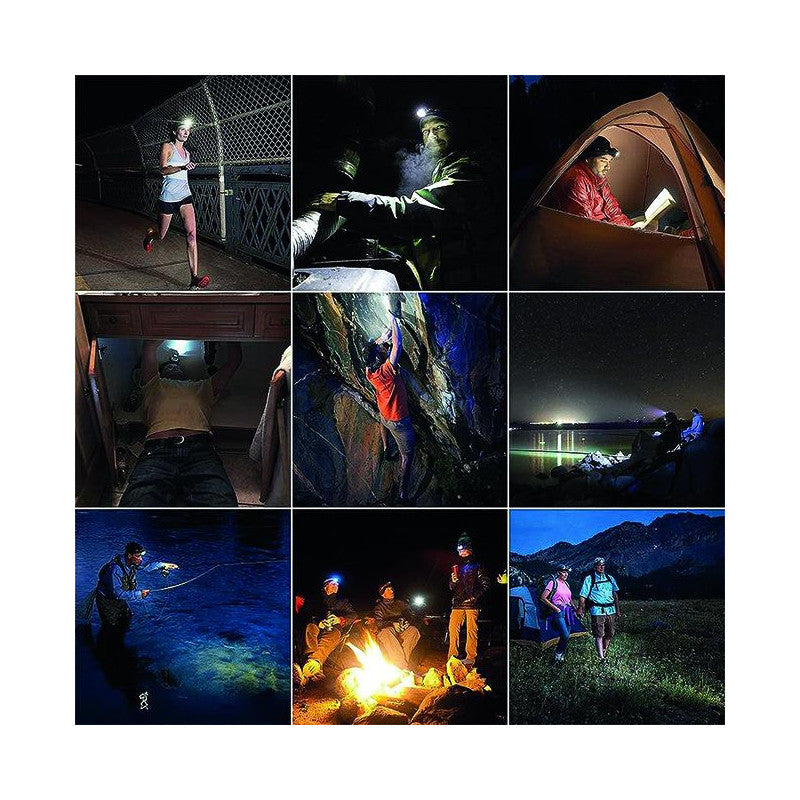 Torcia Vigor led frontali, trek-usb, 150 lm