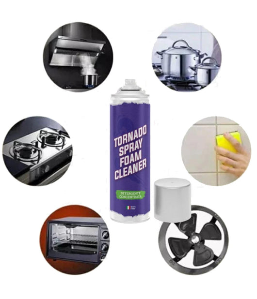 Tornado Spray Bomboletta Spray Schiuma Magica Detergente Per La Pulizia Di Tutto         