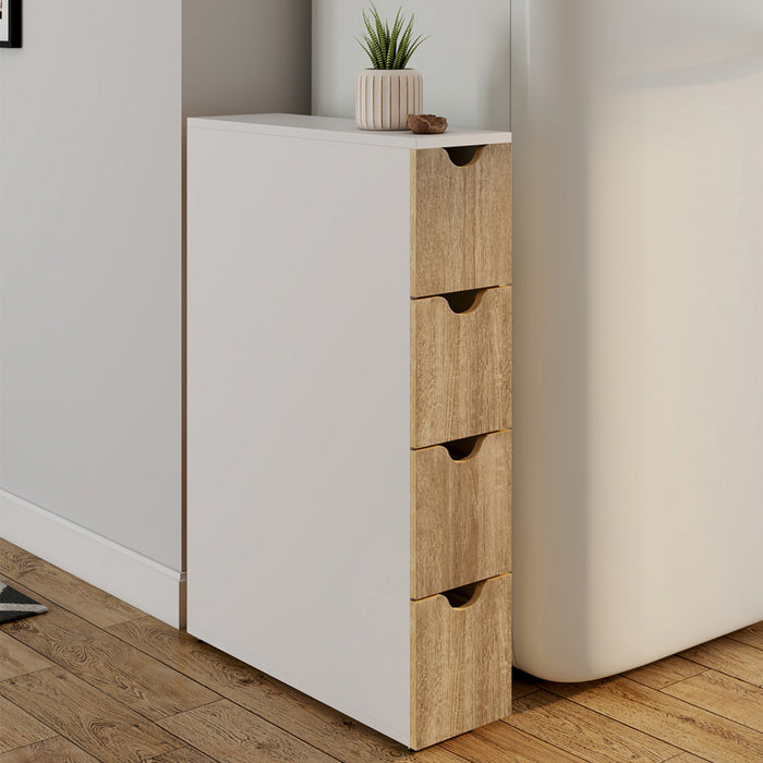 IDMarket - Torre de almacenamiento que ahorra espacio en blanco y haya