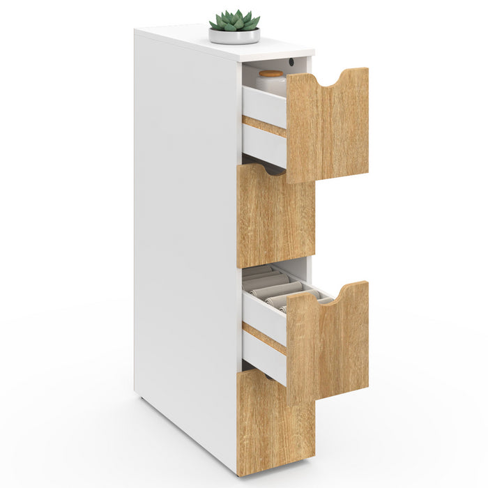 IDMarket - Torre de almacenamiento que ahorra espacio en blanco y haya