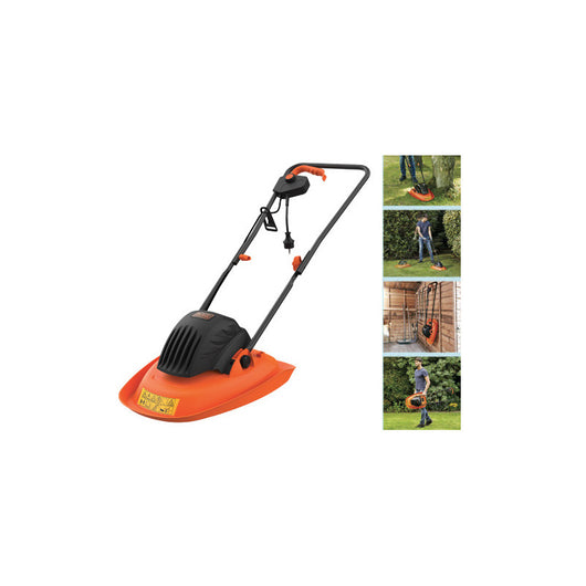 Tosaerba Hover 1200 W lama 30 cm per piccoli giardini – Black & Decker