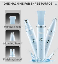 TOSATORE CANI GATTI VGR 3 IN 1 IN  acciaio inossidabile ceramico SILENZIOSO FACILE - ZENCOCCO